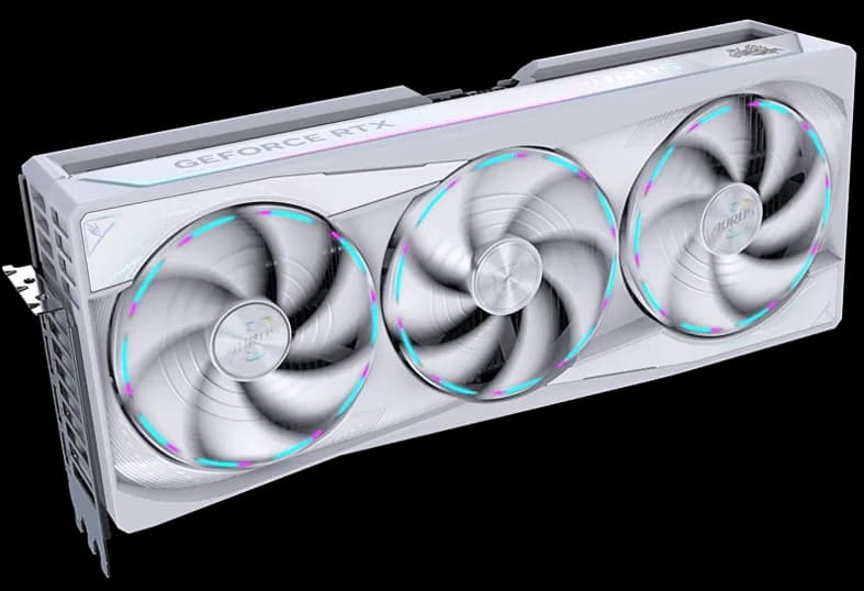 AORUS GeForce RTX 5090 MASTER ICE 32G | 32GB GDDR7 | 512-bit | PCIe 5.0 | WINDFORCE | RGB Halo | NEUF thumbnail 2