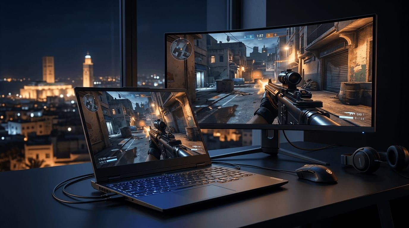 Meilleurs Laptops Gaming 2026 au Maroc : ASUS ROG, Lenovo Legion, MSI — Le Guide Complet
