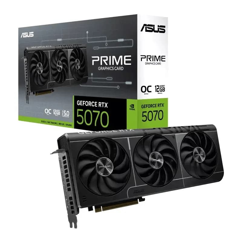 ASUS PRIME GeForce RTX 5070 12GB GDDR7 OC Edition - ASUS NVIDIA GeForce RTX