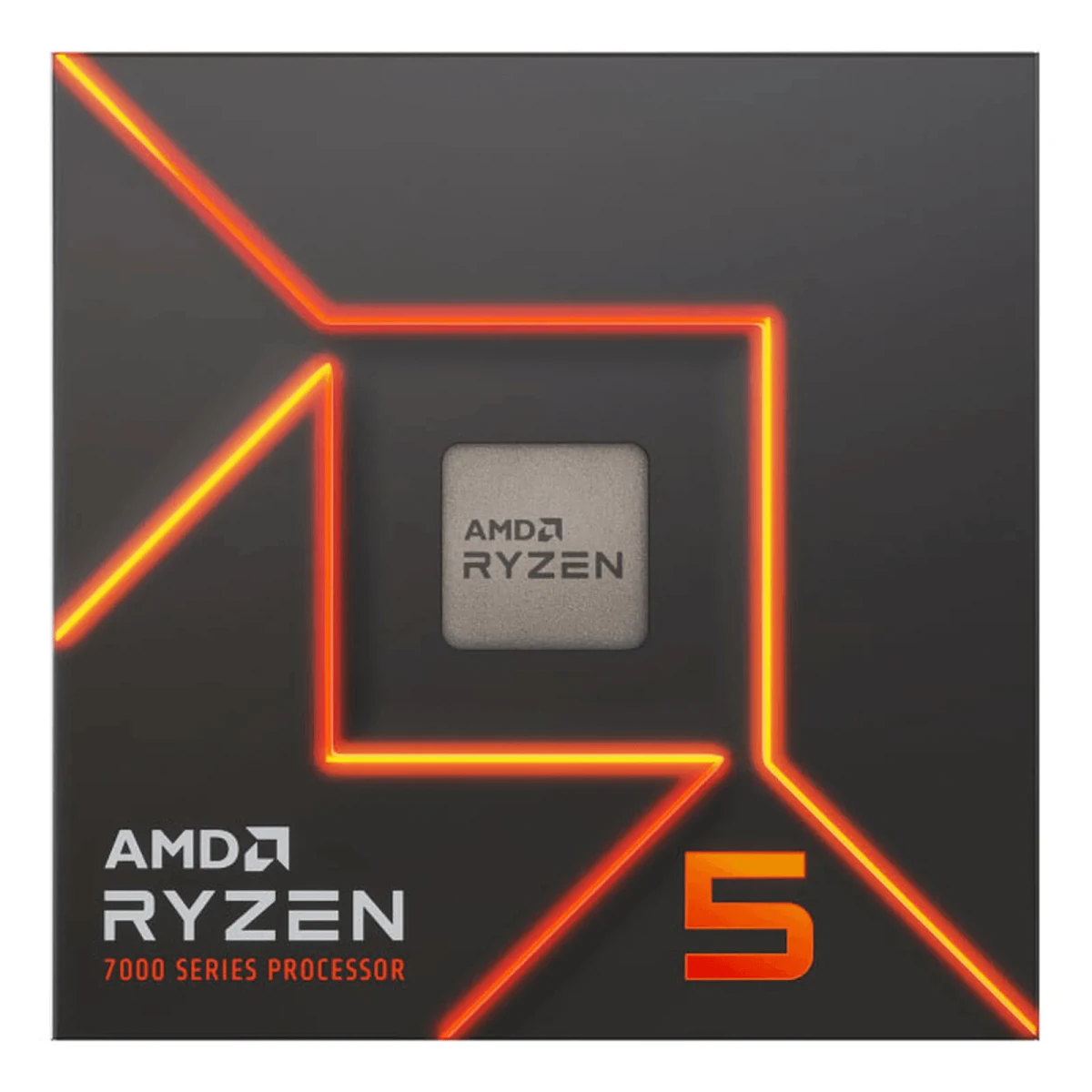 AMD Ryzen 5 7600X – Processeur Box | 6 Cores / 12 Threads | AM5 | Zen 4 | 4.7 GHz / 5.3 GHz | DDR5 | PCIe 5.0