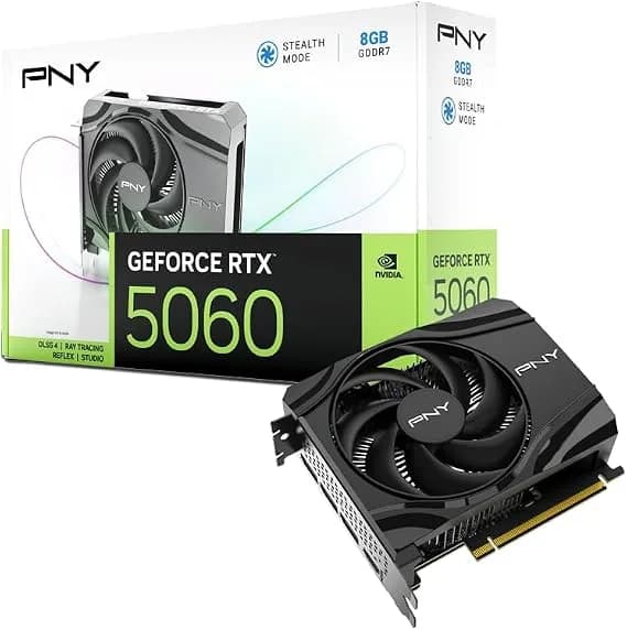 PNY GeForce RTX 5060 | 8GB GDDR7 | PCIe 5.0 - PNY Components