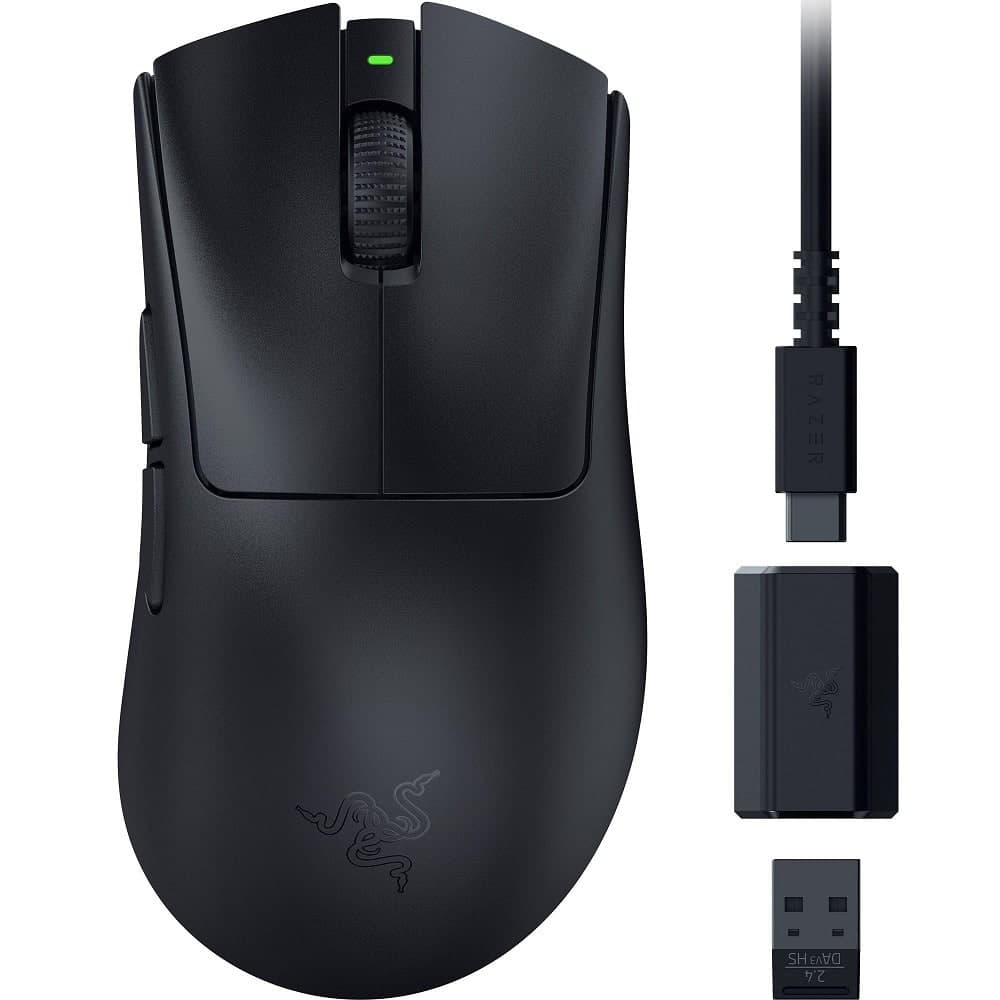 Razer DeathAdder V3 HyperSpeed - Wireless, 55g, 26K DPI