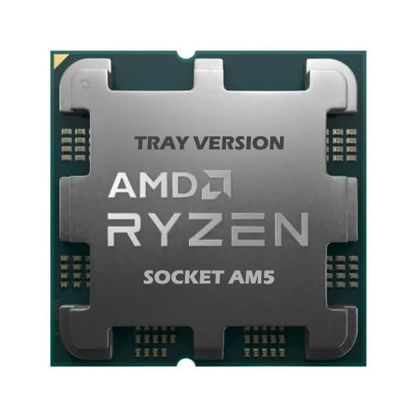 AMD Ryzen 5 7600X Tray - 4.7 GHz / 5.3 GHz, 6 Cores, AM5