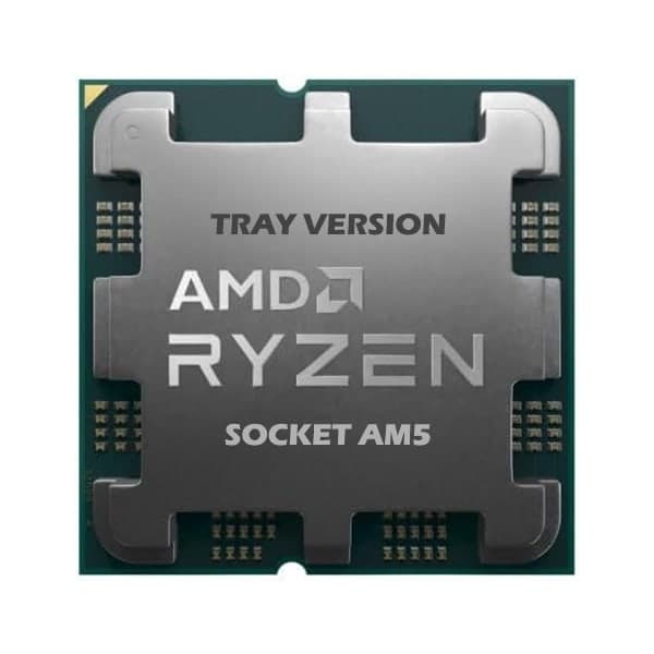 AMD Ryzen 5 7600X Tray - 4.7 GHz / 5.3 GHz, 6 Cores, AM5