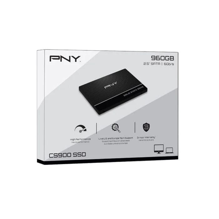 PNY CS900 1TB SSD – SATA III, 2.5-inch, 535MB/s