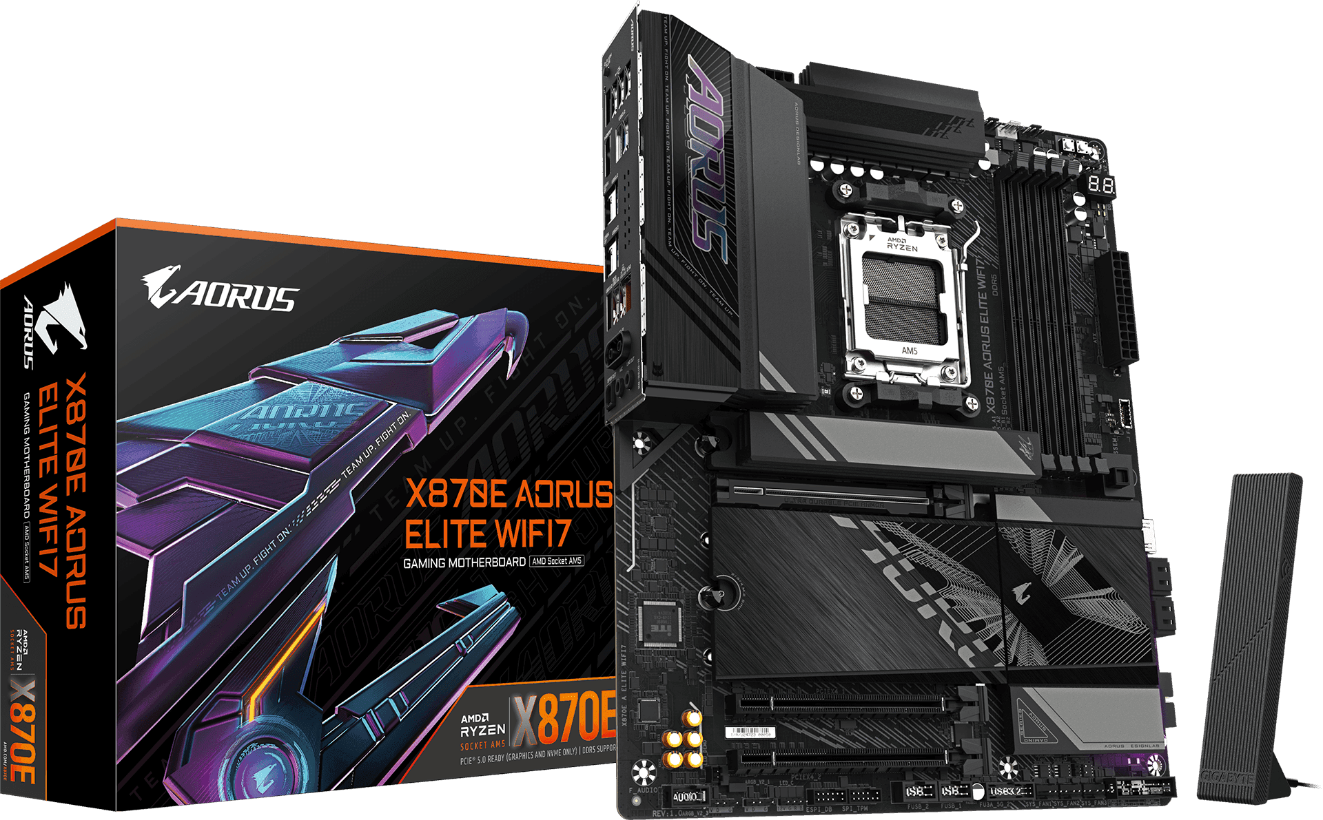 Gigabyte X870 AORUS ELITE WIFI7 – AM5, DDR5, PCIe 5.0