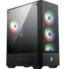 MSI MAG FORGE 112R – Mid Tower, Tempered Glass, 4x ARGB Fans