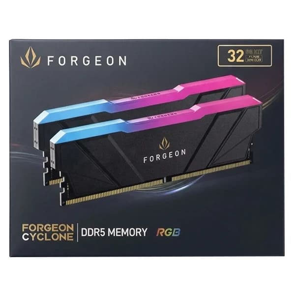 FORGEON CYCLONE RGB 32GB (2x16GB) | DDR5 6000MHz CL30 | DIMM | RGB | NEW