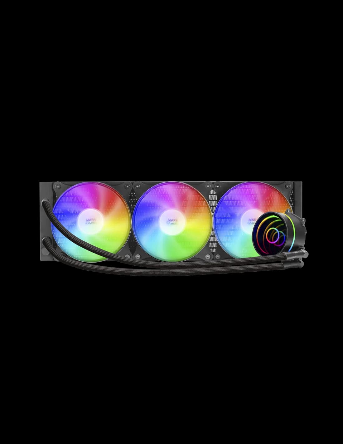 Mars Gaming ML-ONE360 Black | 360mm AIO Watercooling | Infinity Mirror FRGB | 550W TDP | Universal Socket | NEW