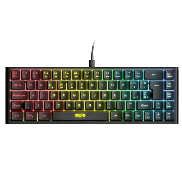 Energy Sistem ESG K4 KOMPACT QWERTY | 69 Keys | RGB | USB | Membrane - Energy Sistem Peripherals