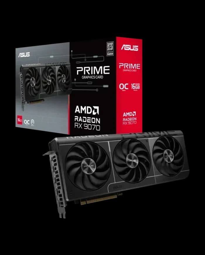 ASUS Prime Radeon RX 9070 XT OC Edition | 16GB GDDR6 | PCIe 5.0 - ASUS Components