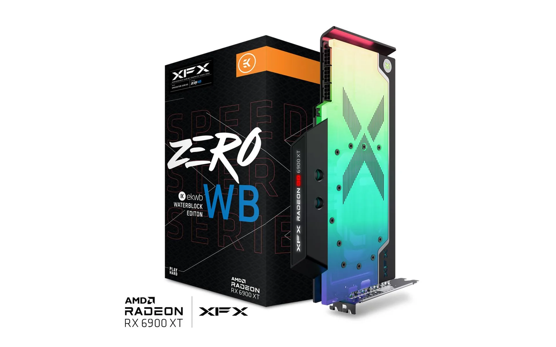 XFX Speedster Radeon RX 6900 XT 16GB RGB Waterblock (Zero WB) | PCIe 4.0 - XFX Components