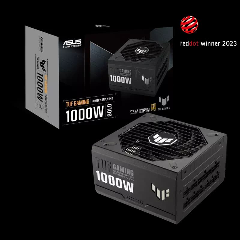 ASUS TUF Gaming 1000W 80+ Gold Power Supply | ATX | Full Modular - ASUS Components