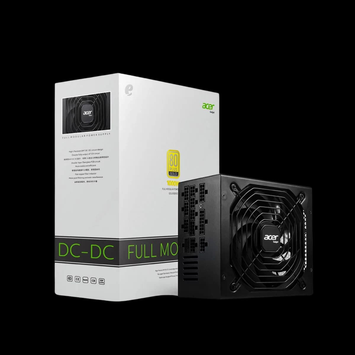 Acer AC-1000B Full Modular 1000W 80+ Gold | ATX - Acer Components
