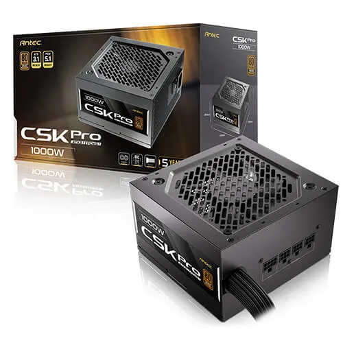 Antec CSK1000 PRO EC 1000W 80 Plus Bronze Full Modular ATX 3.1 - Antec Components