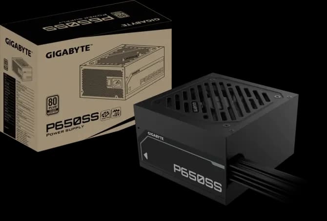 Gigabyte P650SS | 650W | 80 PLUS Silver | ATX 3.0 | Black - Gigabyte Components