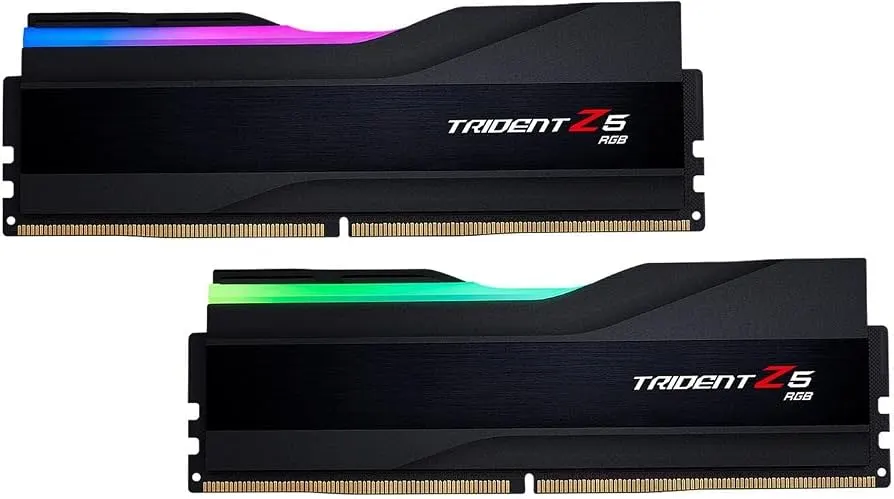 G.SKILL Trident Z5 RGB 64GB (32GB × 2) DDR5 6000MT/s CL30 Black - G.SKILL Components