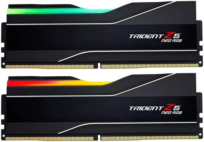 G.SKILL Trident Z5 RGB 64GB (32GB × 2) DDR5 6400MT/s CL32 Black - G.SKILL Components