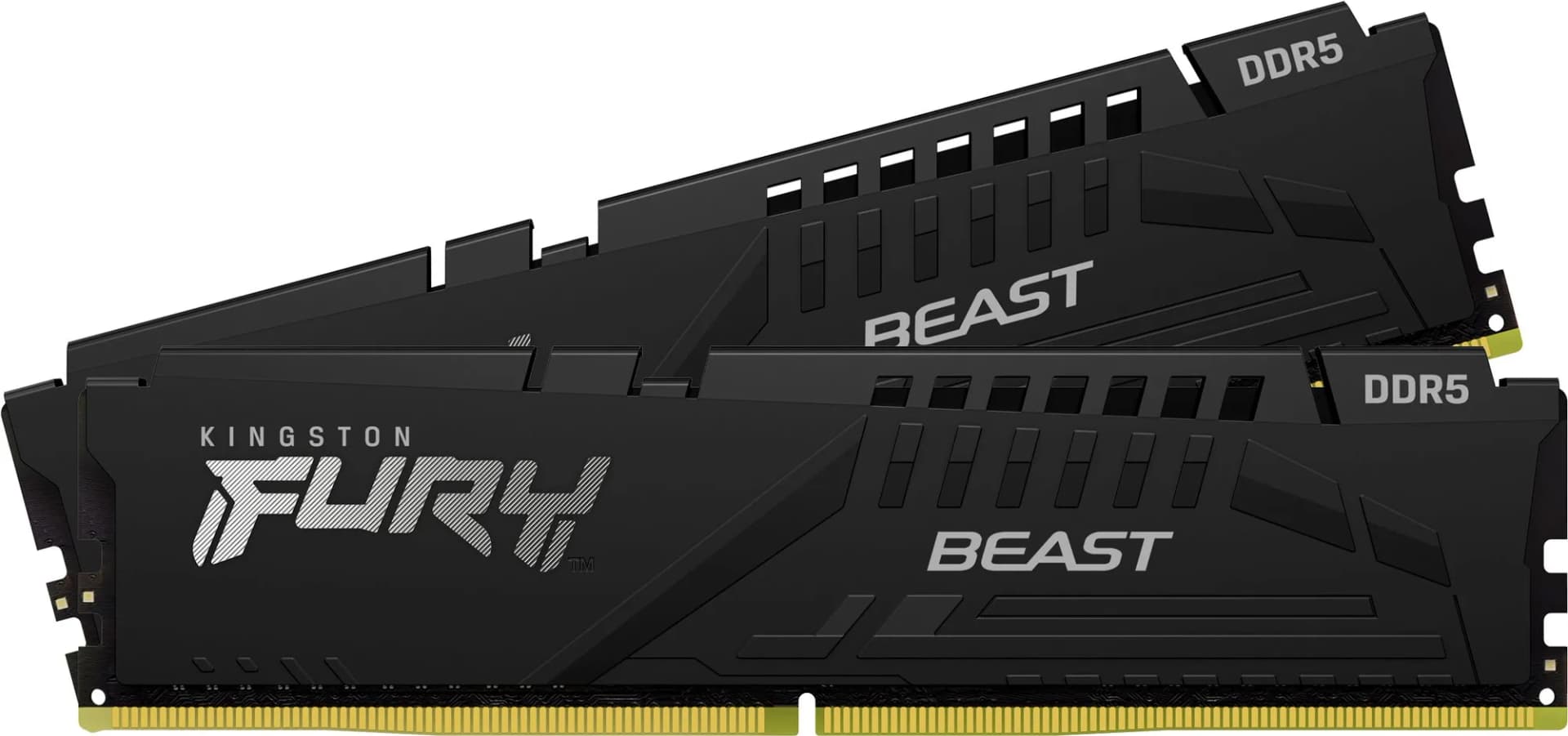 Kingston Fury Beast 64GB (32GB × 2) DDR5 6000MT/s CL30 Black - Kingston Components