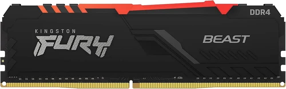 Kingston HyperX Fury RGB 8GB (1×8GB) DDR4 2666MHz CL16 UDIMM