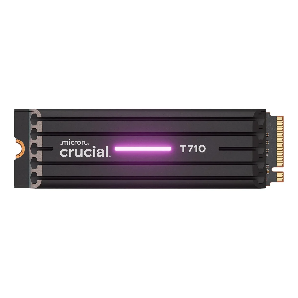 Crucial T710 2TB PCIe Gen5 x4 NVMe M.2 2280 avec Heatsink (TRAY) - Crucial SSD Drives (M.2 & SATA)