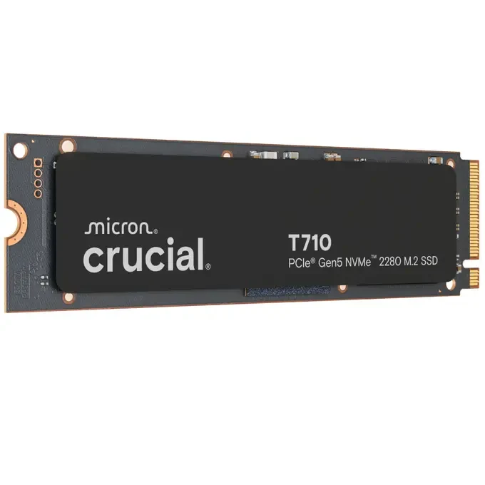 Crucial T710 2TB PCIe Gen5 x4 NVMe M.2 2280 SSD (TRAY) - Crucial SSD Drives (M.2 & SATA)