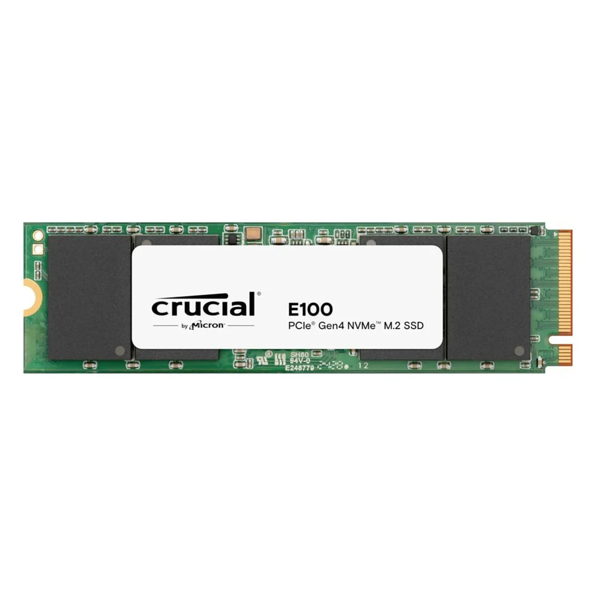 Crucial E100 2TB SSD M.2 2280 NVMe PCIe Gen4 x4 (TRAY) - Crucial SSD Drives (M.2 & SATA)