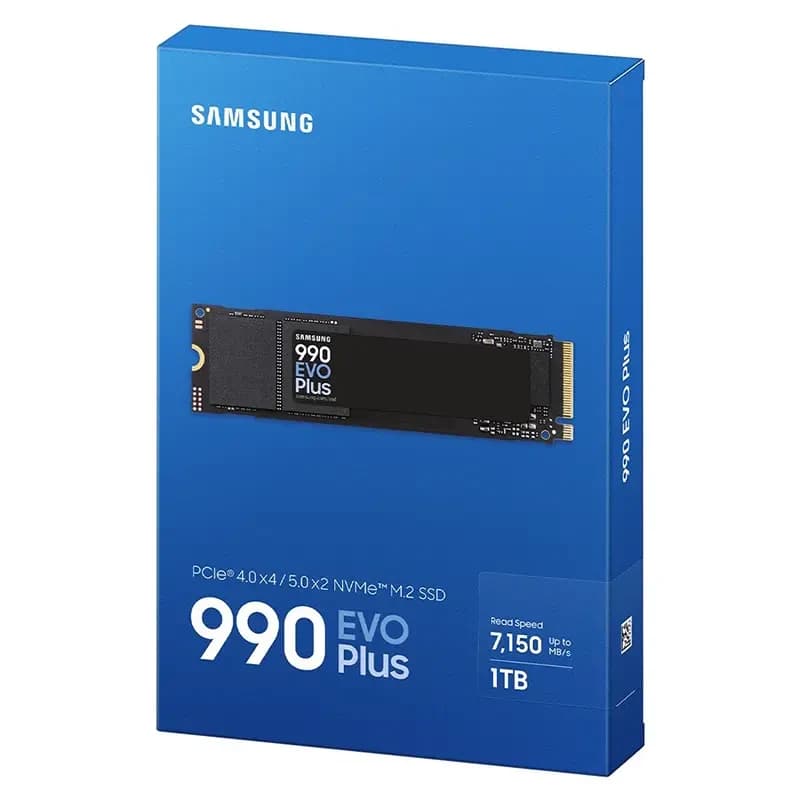 Samsung 990 EVO Plus 1TB NVMe M.2 2280 PCIe Gen4 x4 (BOX) - Samsung SSD Drives (M.2 & SATA)