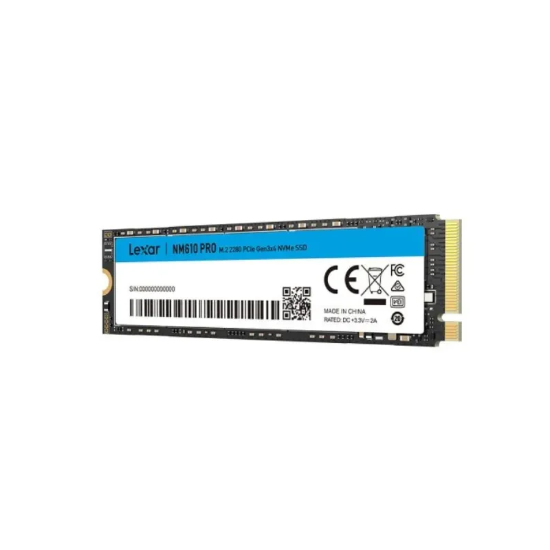 Lexar NM610 PRO 2TB PCIe Gen3 x4 NVMe M.2 2280 SSD (TRAY) - Lexar SSD Drives (M.2 & SATA)