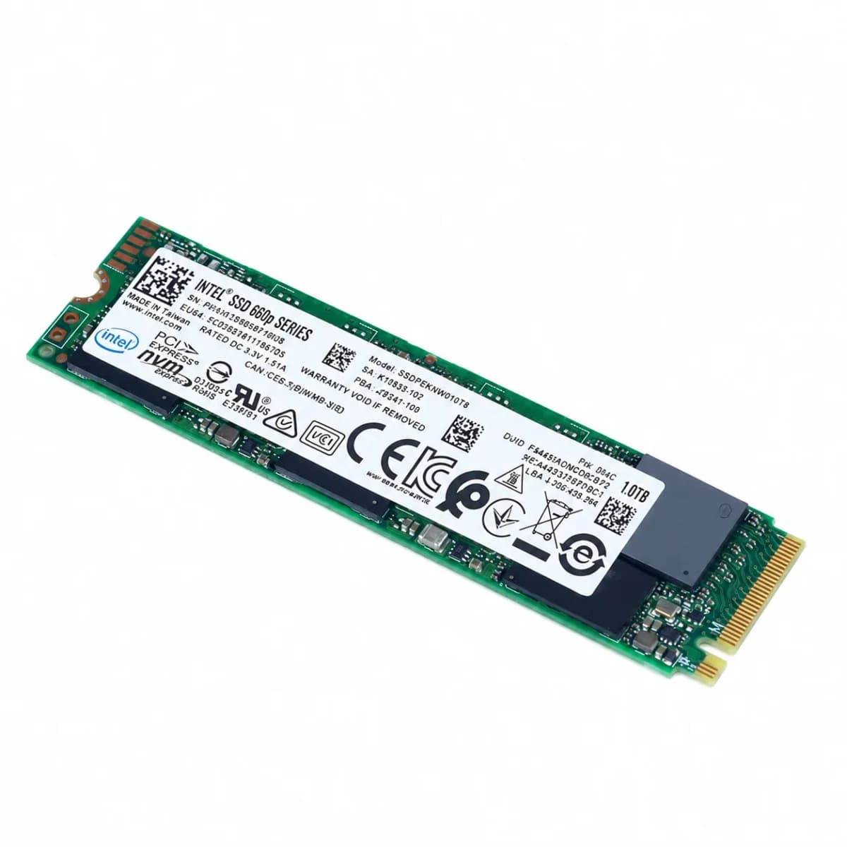 Intel SSD 660p Series 1TB PCIe Gen3 x4 NVMe M.2 2280 (TRAY) - Intel SSD Drives (M.2 & SATA)