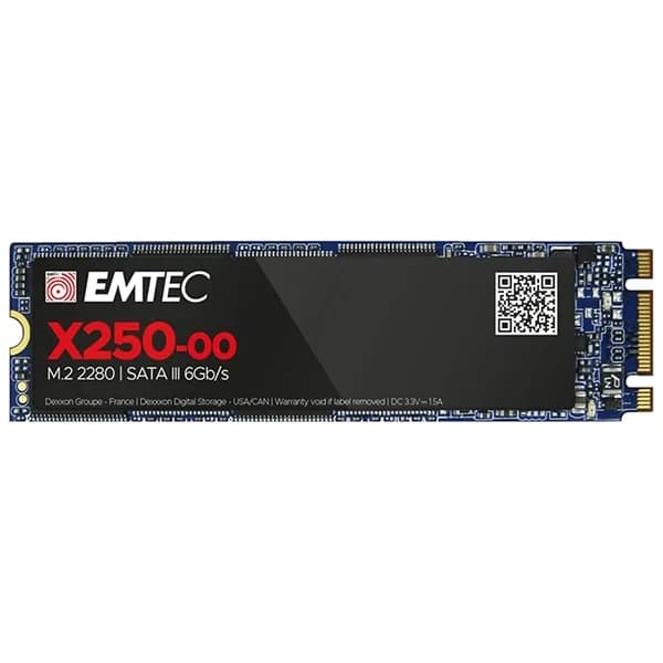 Emtec X250 Power Plus 1TB M.2 2280 SATA III 6Gb/s SSD (BULK) - Emtec SSD Drives (M.2 & SATA)