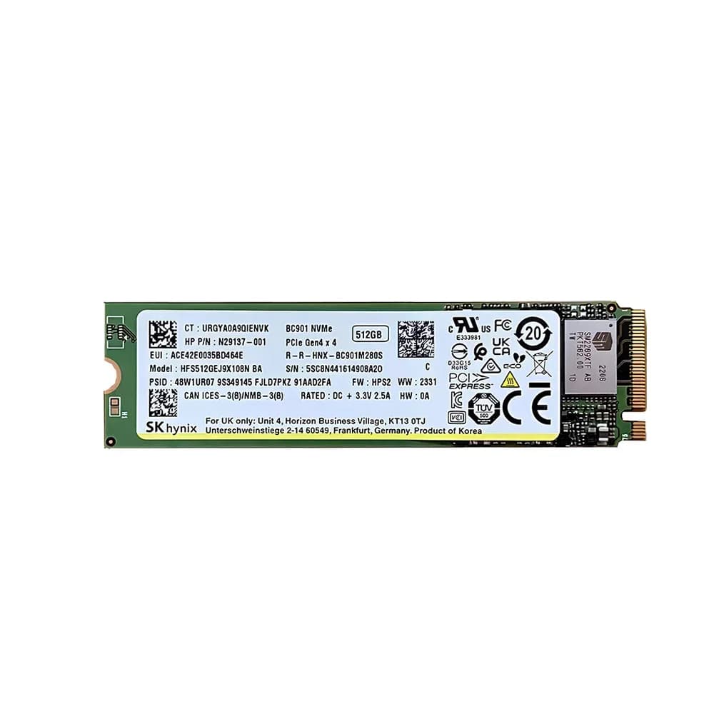 SK hynix 512GB PCIe Gen4 x4 NVMe M.2 2280 SSD (TRAY) - SK hynix SSD Drives (M.2 & SATA)