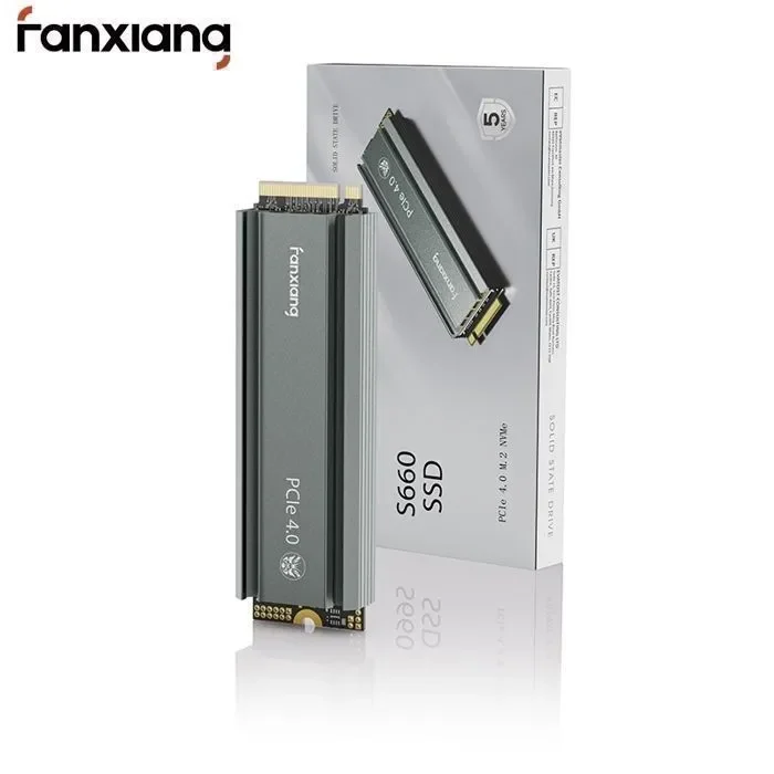 Fanxiang S660 500GB PCIe 4.0 NVMe M.2 SSD avec Heatsink - Fanxiang SSD Drives (M.2 & SATA)
