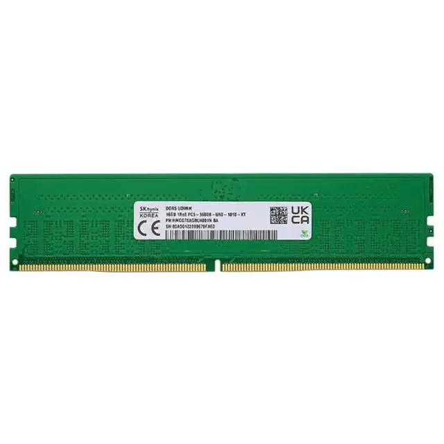 SK hynix 16GB (1x16GB) DDR5 5600MHz CL46 UDIMM Desktop - SK hynix DDR5 RAM