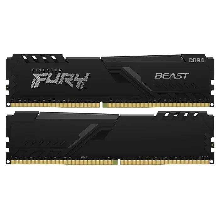 Kingston FURY Beast 16GB (2×8GB) DDR4 3200MHz CL16 - Kingston DDR4 RAM