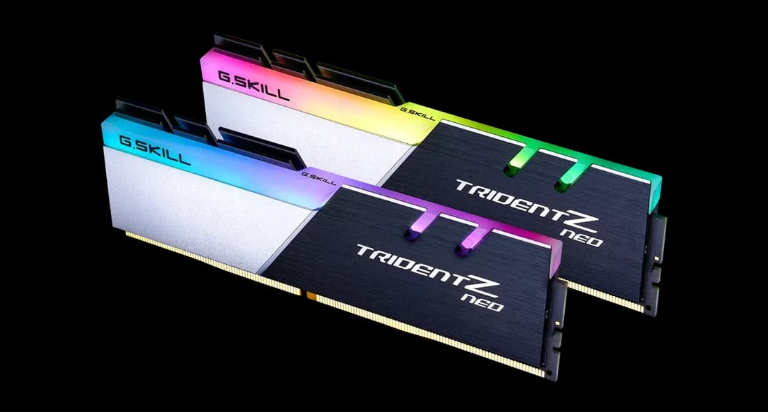 G.SKILL Trident Z Neo RGB 16GB (8GB × 2) DDR4 3600MHz CL14 - G.SKILL DDR4 RAM