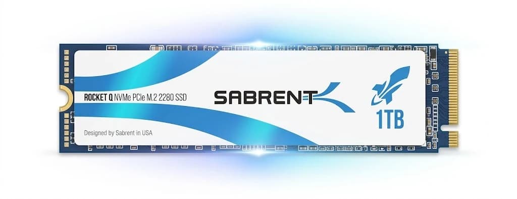 Sabrent Rocket Q 1TB NVMe PCIe Gen3 M.2 2280 SSD - Sabrent SSD Drives (M.2 & SATA)