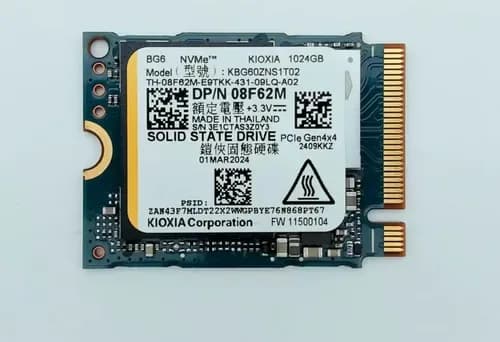 KIOXIA BG6 1TB PCIe Gen4 x4 NVMe 1.4 M.2 2230 SSD (TRAY) - KIOXIA SSD Drives (M.2 & SATA)