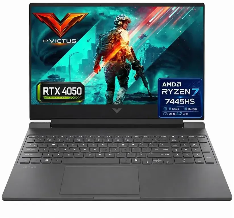 HP VICTUS GAMING 15-FB3093DX | Ryzen 7 7445HS | RTX 4050 6GB | 16GB DDR5 | 512GB SSD | 15.6″ FHD IPS 144Hz | QUASI NEUF - HP Laptops